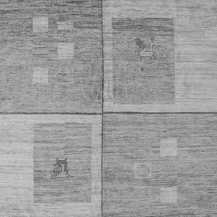 Machine Washable Abstract Gray Modern Rug, wshabs4955gry