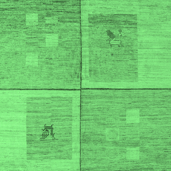 Abstract Emerald Green Modern Rug, abs4955emgrn