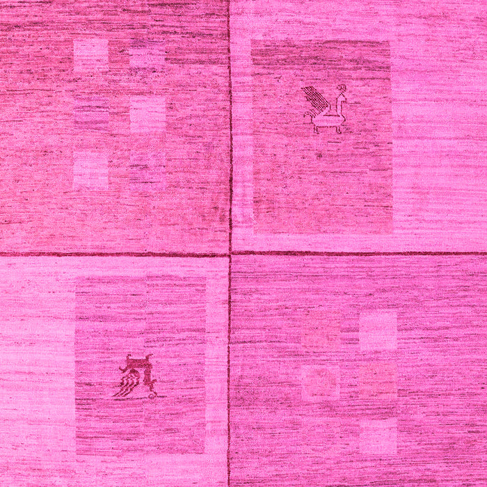 Machine Washable Abstract Pink Modern Rug, wshabs4955pnk