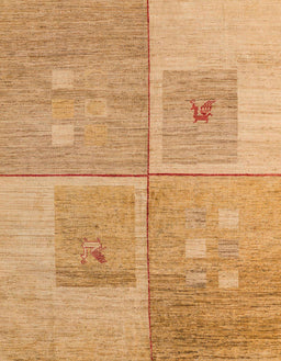 Abstract Orange Modern Rug, abs4955