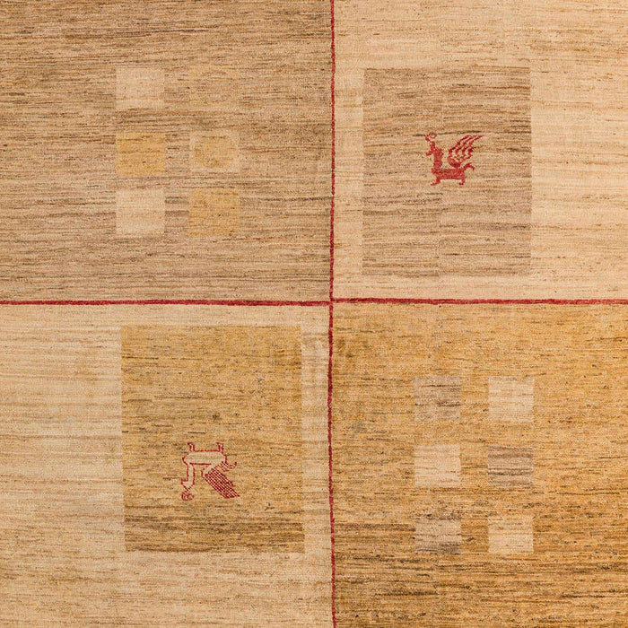 Abstract Orange Modern Rug, abs4955