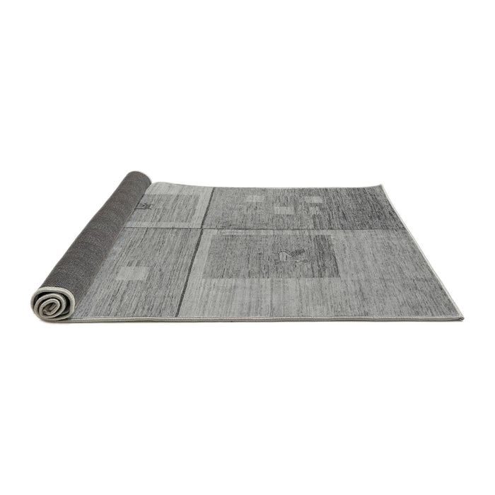 Sideview of Abstract Gray Modern Rug, abs4955gry