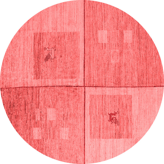 Machine Washable Abstract Red Modern Rug, wshabs4955red