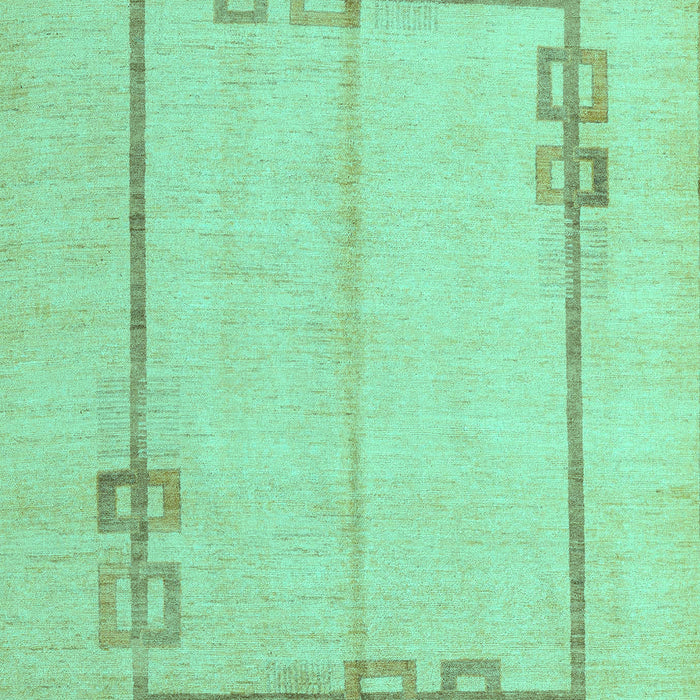 Solid Turquoise Modern Rug, abs4956turq