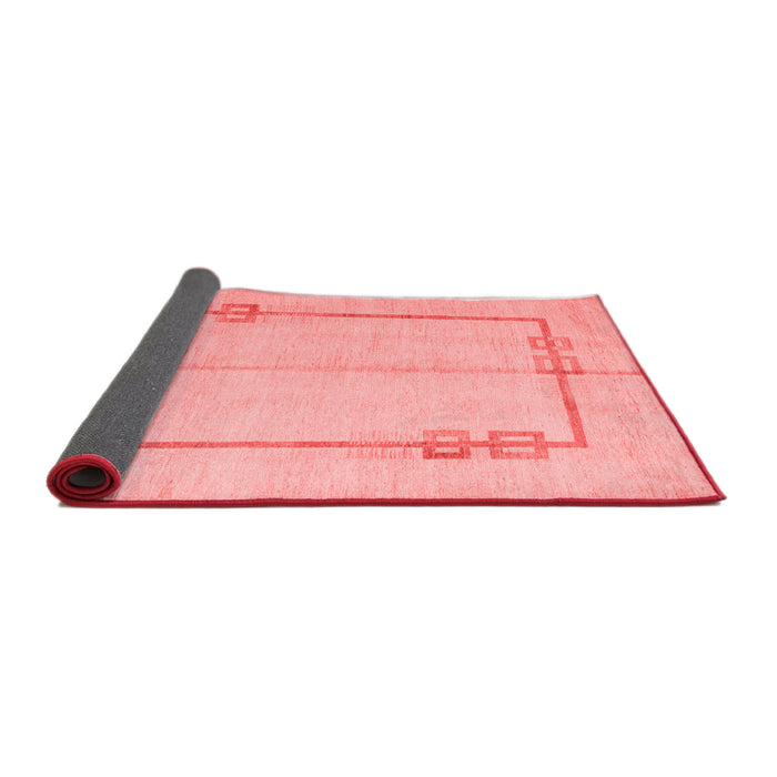 Solid Red Modern Area Rugs