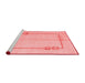 Modern Red Washable Rugs