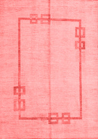 Solid Red Modern Rug, abs4956red