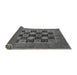 Sideview of Abstract Gray Modern Rug, abs4957gry