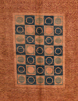 Abstract Red Modern Rug, abs4957