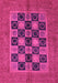 Abstract Pink Modern Rug, abs4957pnk