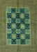 Abstract Turquoise Modern Rug, abs4957turq