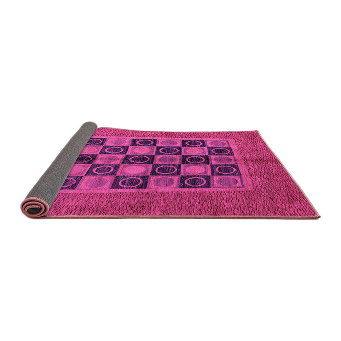 Sideview of Abstract Pink Modern Rug, abs4957pnk