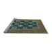 Sideview of Machine Washable Abstract Light Blue Modern Rug, wshabs4957lblu