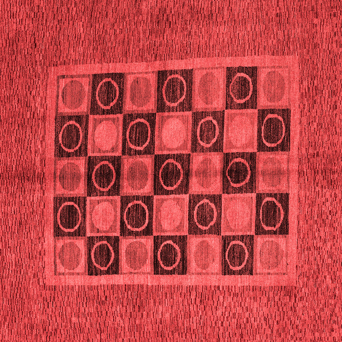 Machine Washable Abstract Red Modern Rug, wshabs4957red