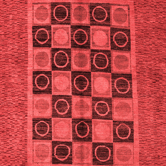 Abstract Red Modern Area Rugs