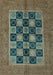 Abstract Light Blue Modern Rug, abs4957lblu