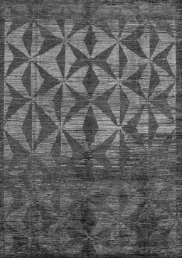 Abstract Gray Modern Rug, abs4958gry