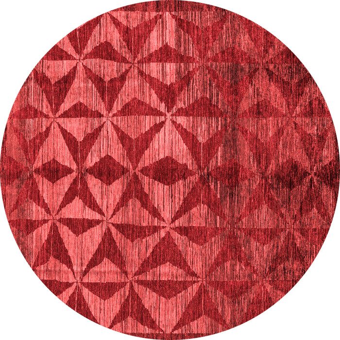 Machine Washable Abstract Red Modern Rug, wshabs4958red