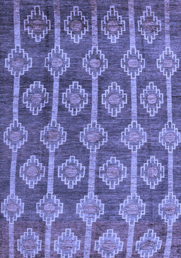 Abstract Blue Modern Rug, abs4959blu