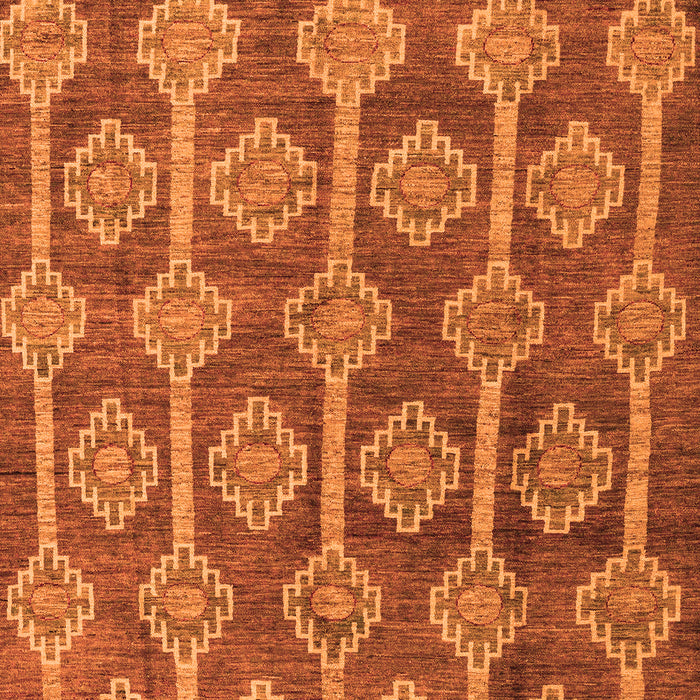 Machine Washable Abstract Orange Modern Area Rugs, wshabs4959org