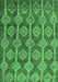 Machine Washable Abstract Emerald Green Modern Area Rugs, wshabs4959emgrn