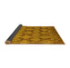 Sideview of Abstract Yellow Modern Rug, abs4959yw