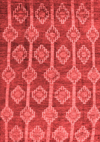 Abstract Red Modern Rug, abs4959red