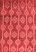 Abstract Red Modern Area Rugs