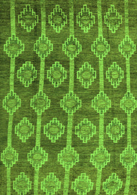 Abstract Green Modern Rug, abs4959grn