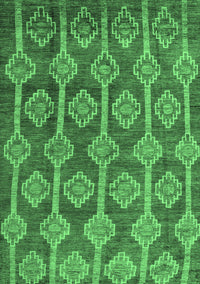 Abstract Emerald Green Modern Rug, abs4959emgrn