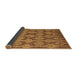 Sideview of Abstract Brown Modern Rug, abs4959brn