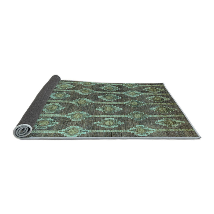 Sideview of Abstract Light Blue Modern Rug, abs4959lblu
