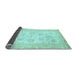 Sideview of Oriental Light Blue Traditional Rug, abs495lblu