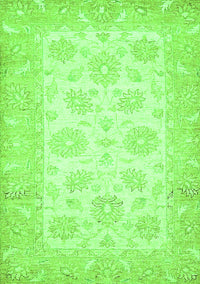 Oriental Green Traditional Rug, abs495grn