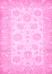 Oriental Pink Traditional Rug, abs495pnk