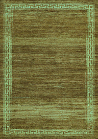 Abstract Turquoise Modern Rug, abs4960turq