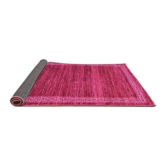 Sideview of Abstract Pink Modern Rug, abs4960pnk