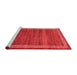 Modern Red Washable Rugs