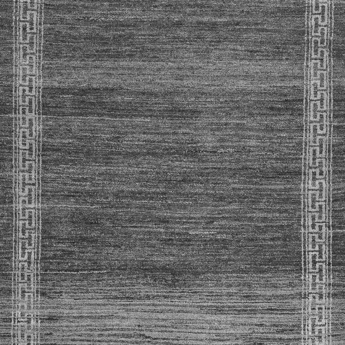 Machine Washable Abstract Gray Modern Rug, wshabs4960gry