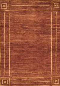 Abstract Brown Modern Rug, abs4961brn