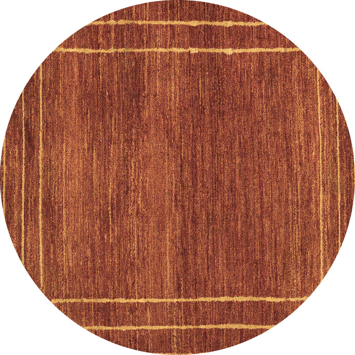 Round Machine Washable Abstract Brown Modern Rug, wshabs4961brn