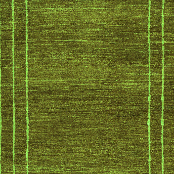 Machine Washable Abstract Green Modern Area Rugs, wshabs4961grn