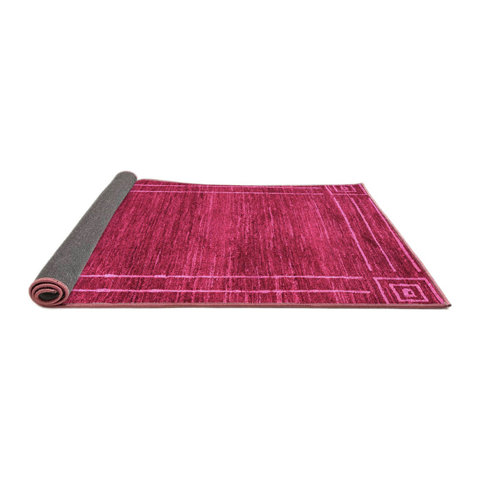 Sideview of Abstract Pink Modern Rug, abs4961pnk