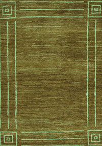 Abstract Turquoise Modern Rug, abs4961turq