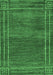 Abstract Emerald Green Modern Rug, abs4961emgrn