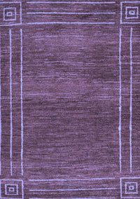 Abstract Blue Modern Rug, abs4961blu