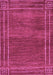 Machine Washable Abstract Purple Modern Area Rugs, wshabs4961pur