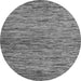 Round Machine Washable Abstract Gray Modern Rug, wshabs4962gry