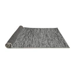 Sideview of Abstract Gray Modern Rug, abs4962gry