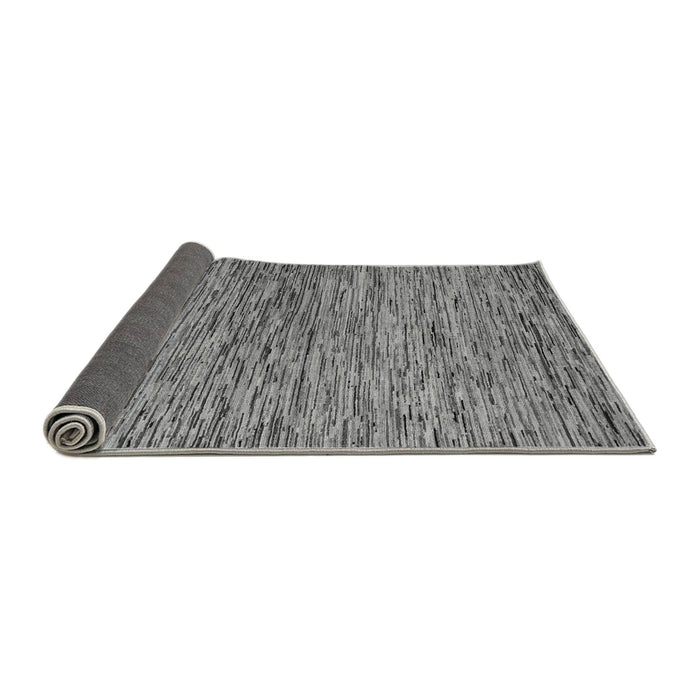 Sideview of Abstract Gray Modern Rug, abs4962gry